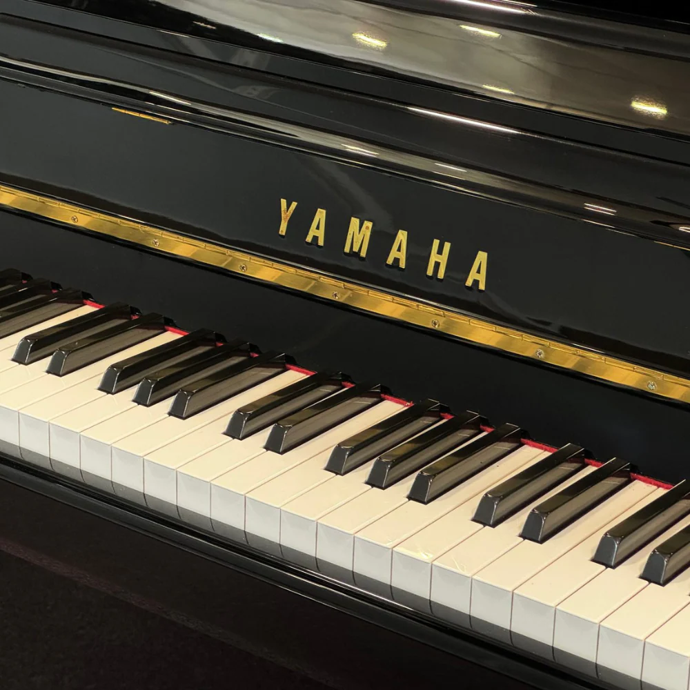 Yamaha B113 Upright Piano – Black (Renewed) - Image 2