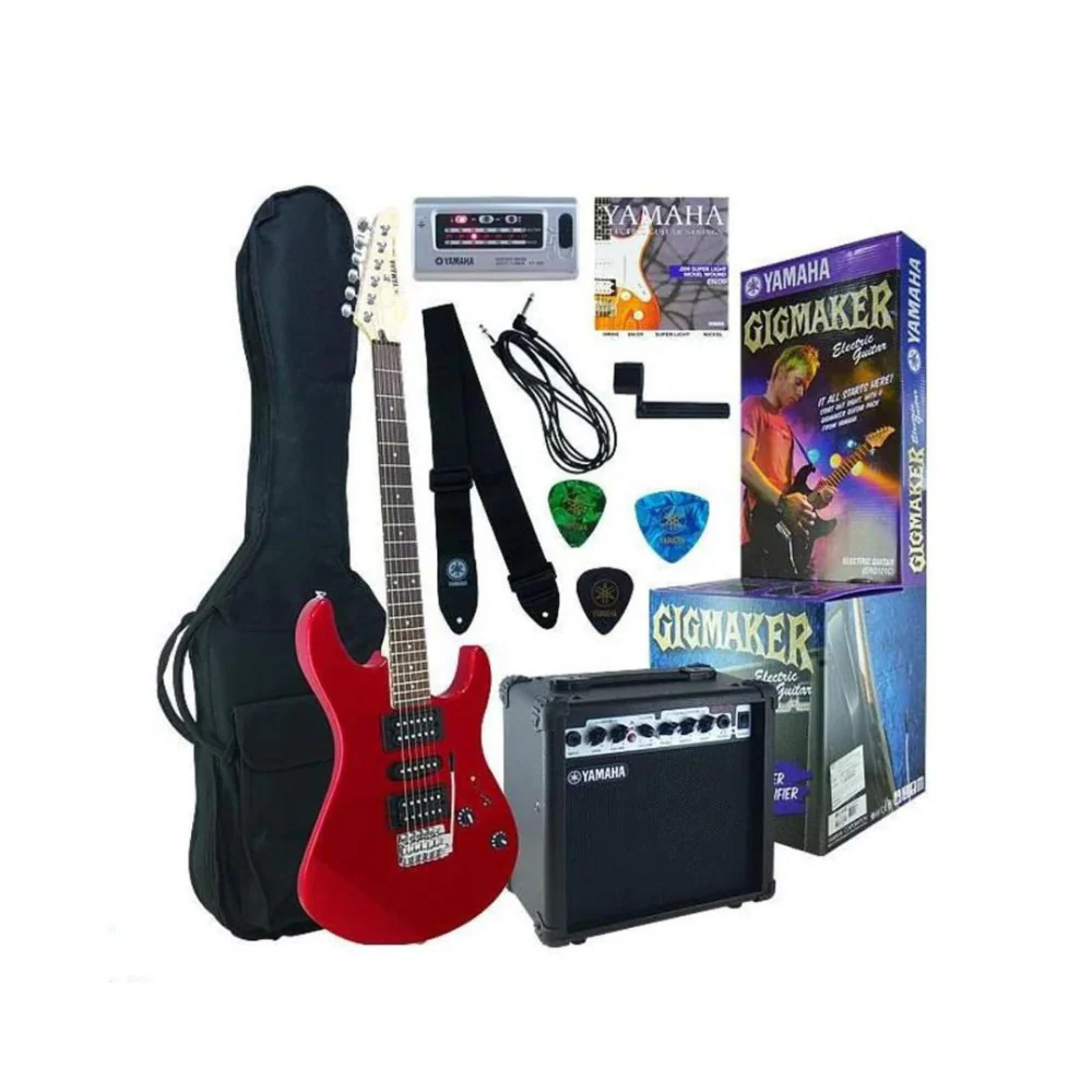 Yamaha ERG121GPII Electric Guitar Pack - Metallic Red - Image 4