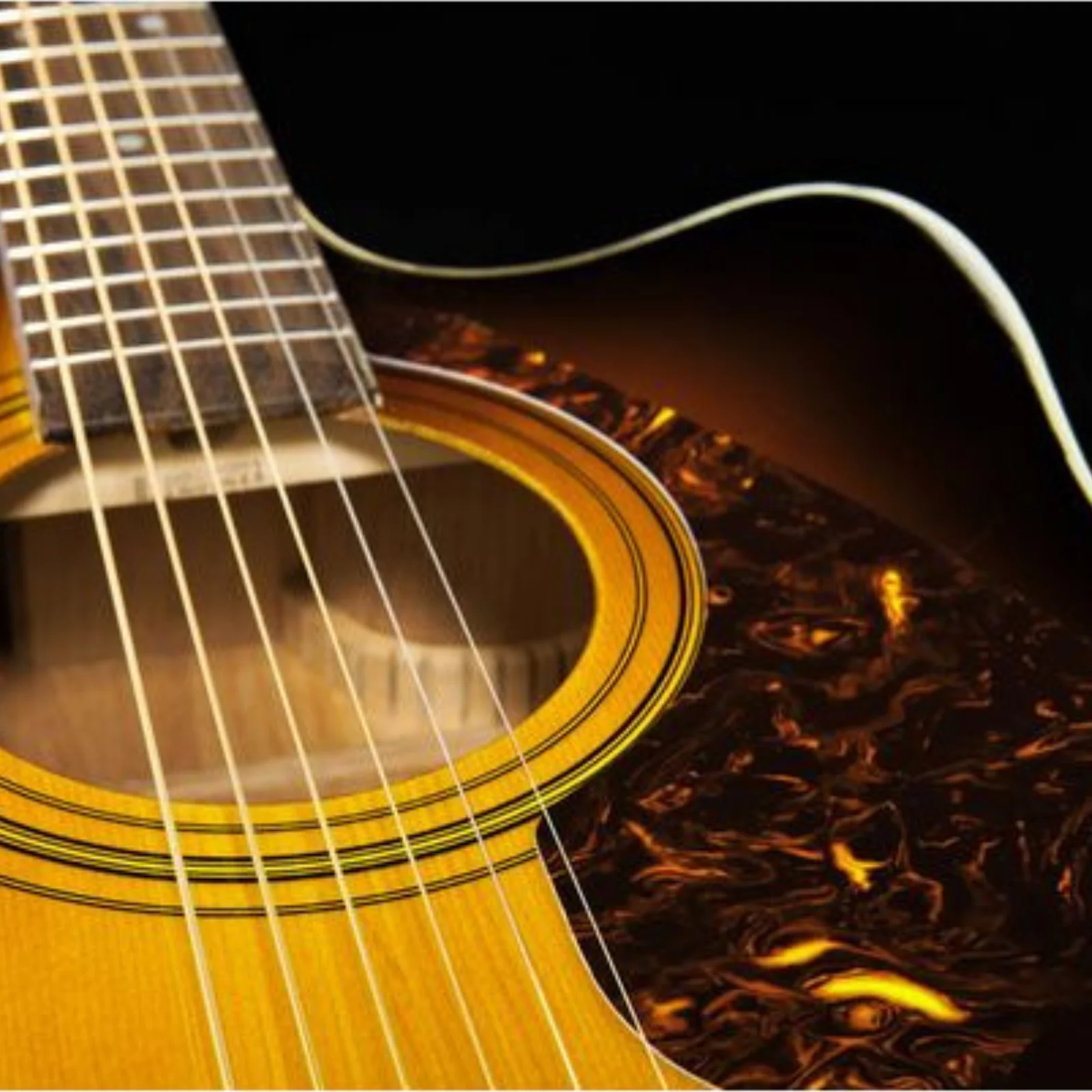 Yamaha FX370C Electro-Acoustic Guitar – Tobacco Brown Sunburst - Image 2
