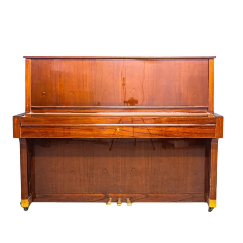 Yamaha W104 Upright Piano - Brown - Image 2