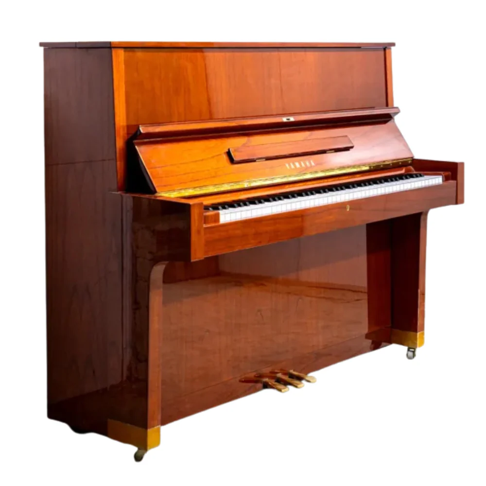 Yamaha W104 Upright Piano - Brown - Image 3