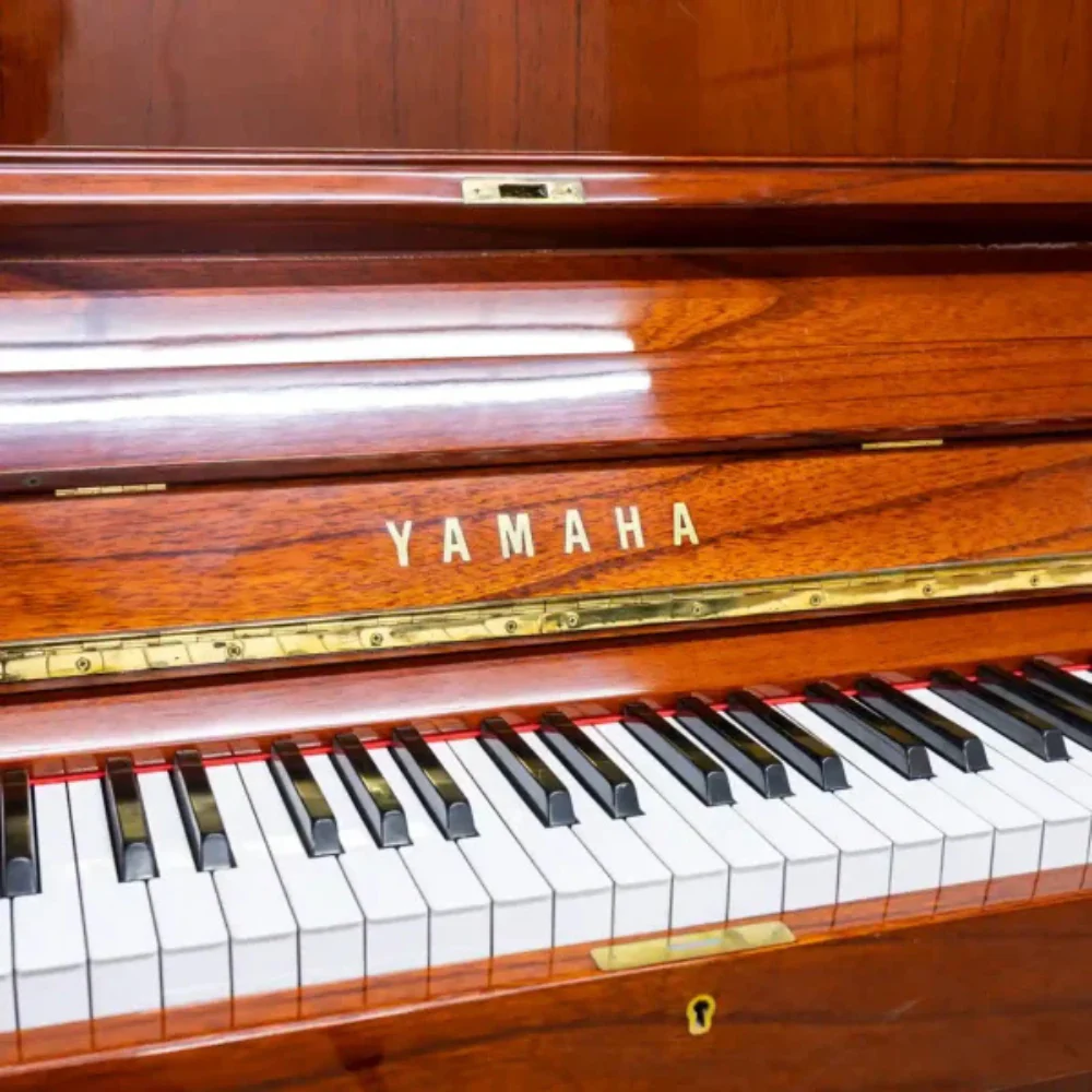 Yamaha W104 Upright Piano - Brown - Image 4