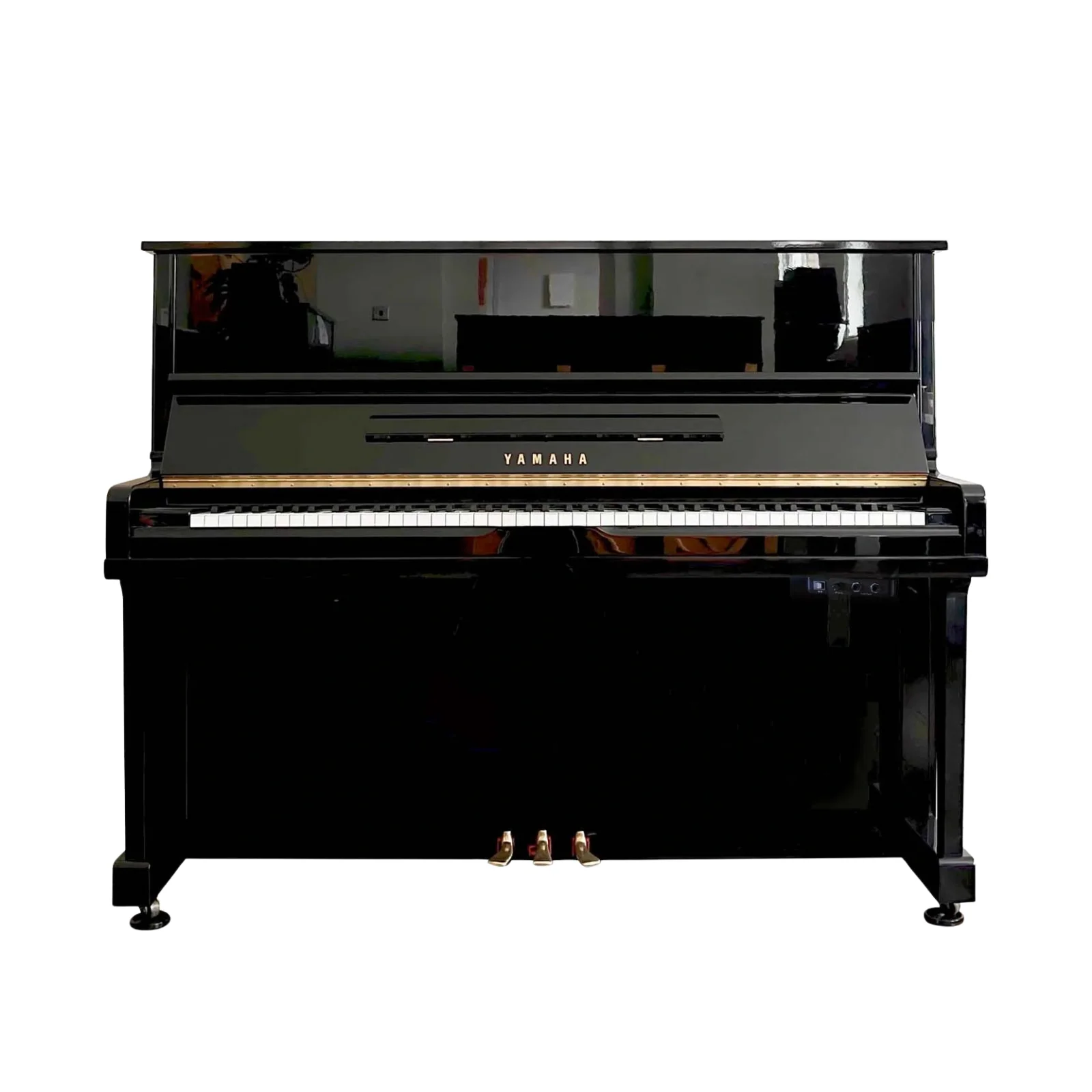 Yamaha YM5S Upright Piano – Black (Renewed) - Image 2