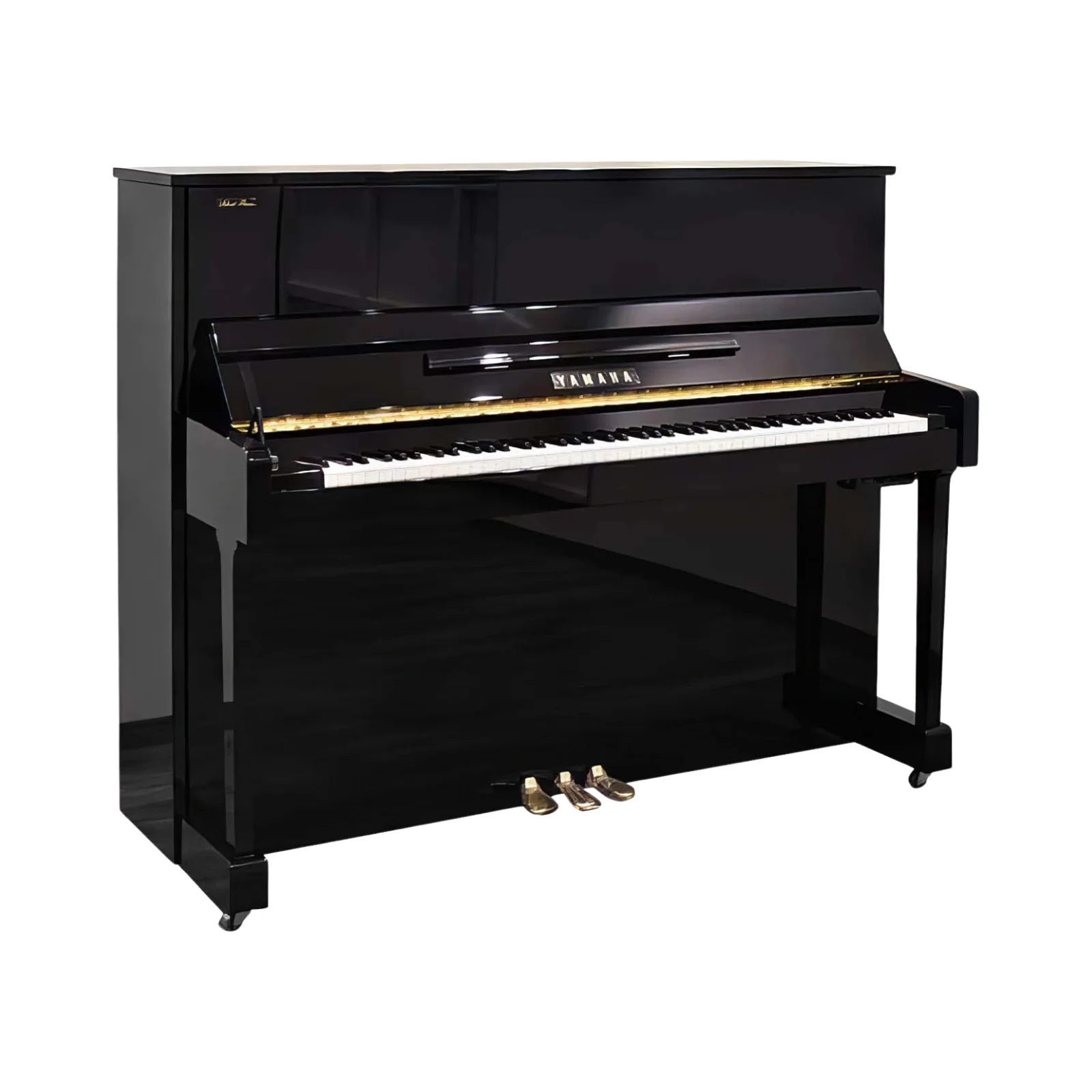 Yamaha YM5S Upright Piano – Black (Renewed) - Image 3
