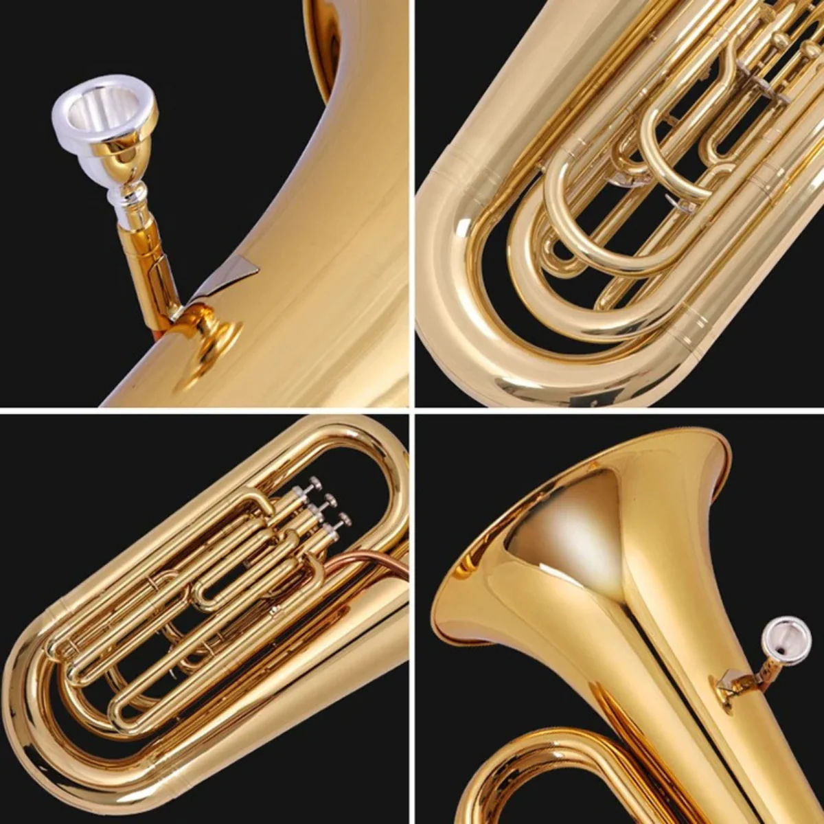 YGY 3 Piston Tuba 3/4 size - Image 5