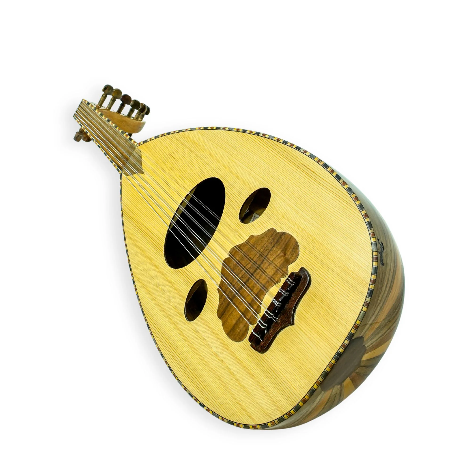 Zeryab Iraqi Student Level Traditional Arabic Oud - Assorted Colors - Image 17